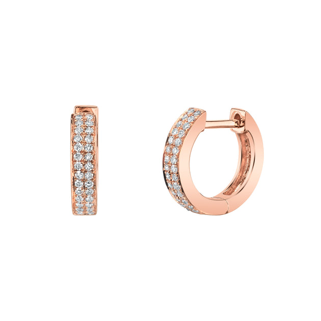 TWO ROW DIAMOND HUGGIES – Anita Ko