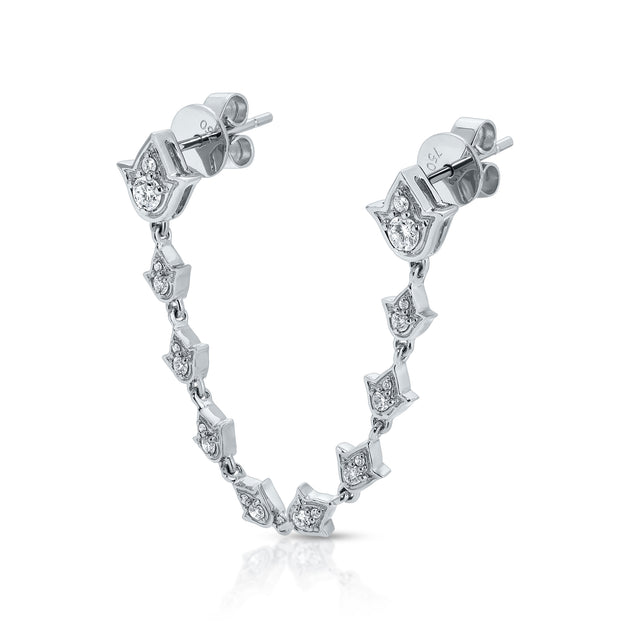 TULIP DOUBLE PIERCING LOOP EARRING – Anita Ko