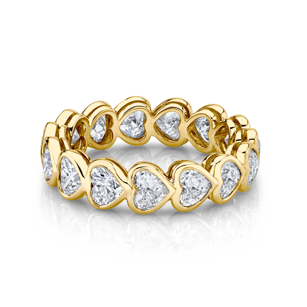 odul all heart eternity ring ホワイトトパーズ ホワイトトパーズ/gold) All heart full eternity ring
