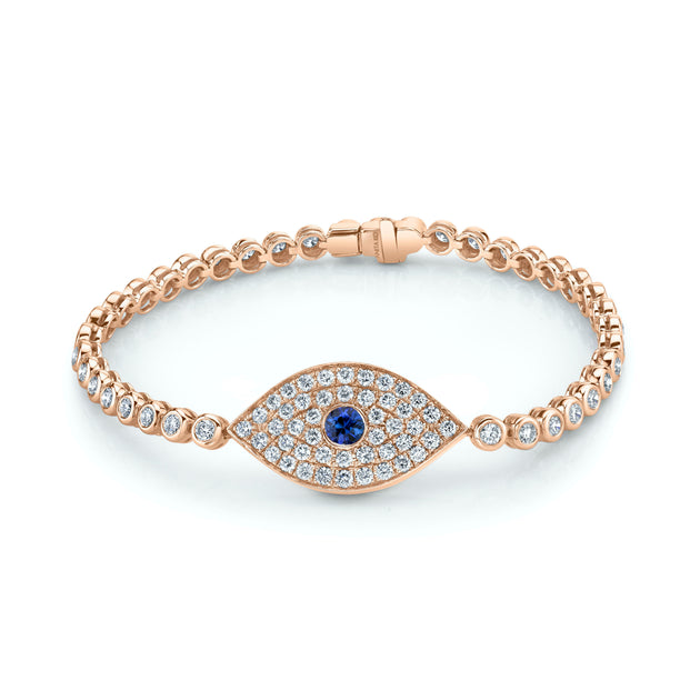 evil eye diamond bracelet
