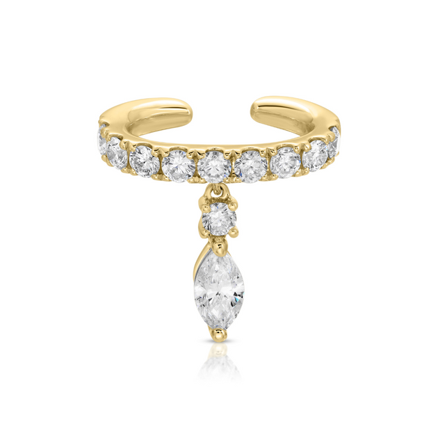 送料関税込【AMY O】Marquise Eternity Ear Cuff (2色) 国内発送 送料関税込【AMY O】Marquise Eternity Ear Cuff (2色) 国内発送