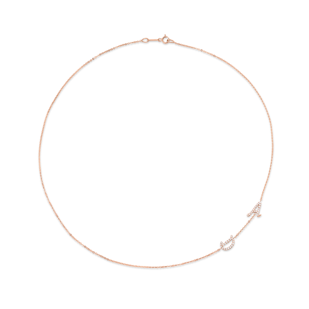Anita ko initial online necklace