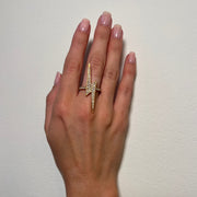 DIAMOND LIGHTNING BOLT RING