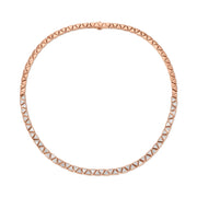BEZELED TRILLION DIAMOND CHOKER