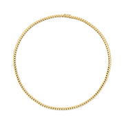 GOLD SQUARE CHOKER 18"