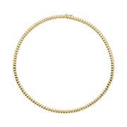 GOLD SQUARE CHOKER 16"