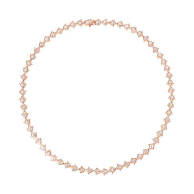 SMALL TULIP DIAMOND CHOKER