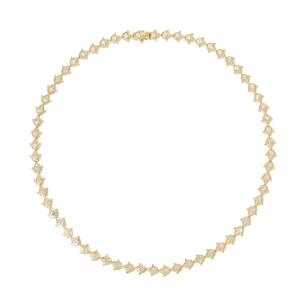 SMALL TULIP DIAMOND CHOKER