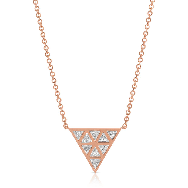 BEZELED TRILLION PENDANT