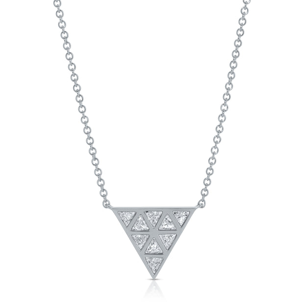 BEZELED TRILLION PENDANT