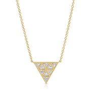 BEZELED TRILLION PENDANT