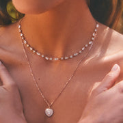 HEART SHAPED DIAMOND LOULOU LOCKET