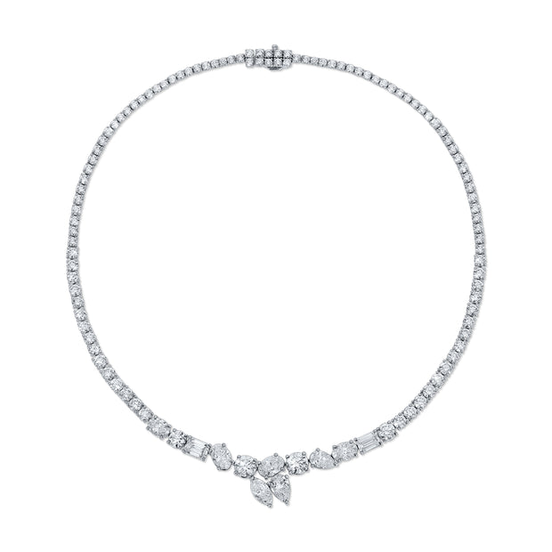 SPENCER MULTI- DIAMOND NECKLACE