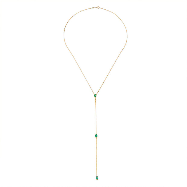 EMERALD PEAR LARIAT