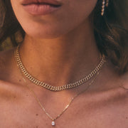 SMALL DIAMOND HAVANA CHOKER