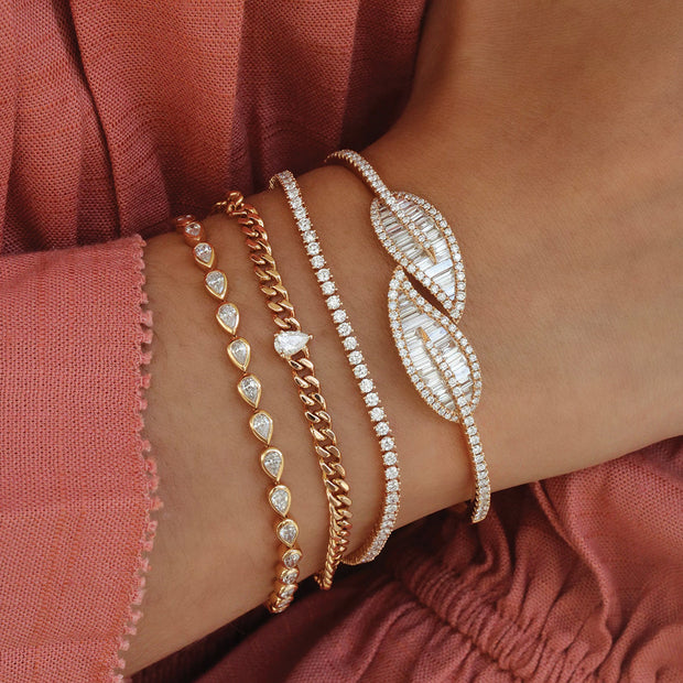 CLASSIC DIAMOND LEAF BRACELET