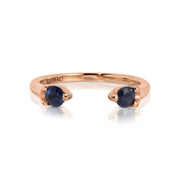 BLUE SAPPHIRE ORBIT RING