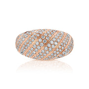 DOMED DIAMOND RING