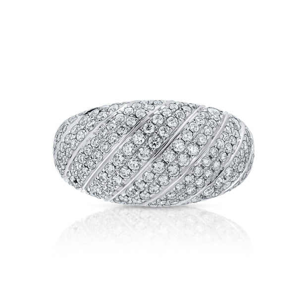 DOMED DIAMOND RING