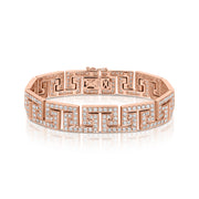 DIAMOND GREEK KEY BRACELET
