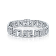 DIAMOND GREEK KEY BRACELET