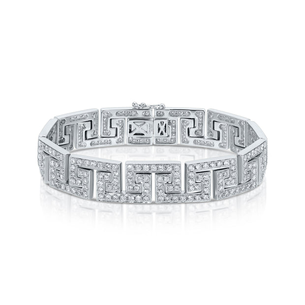 DIAMOND GREEK KEY BRACELET