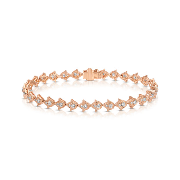 SMALL DIAMOND TULIP BRACELET