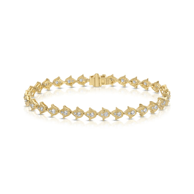 SMALL DIAMOND TULIP BRACELET
