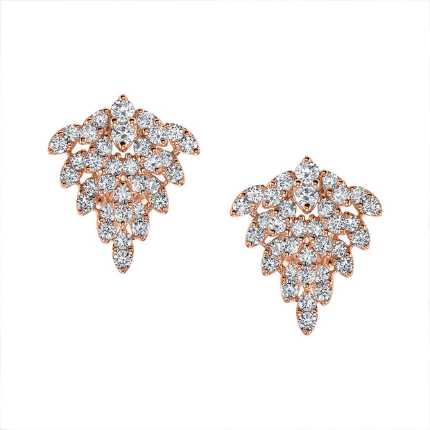 SNOWFLAKE DIAMOND EARRINGS
