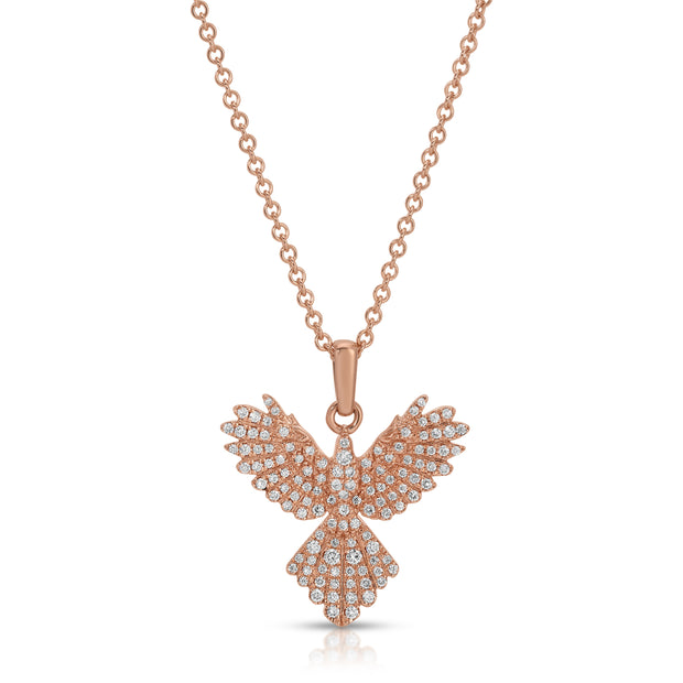 SMALL DIAMOND PHOENIX PENDANT