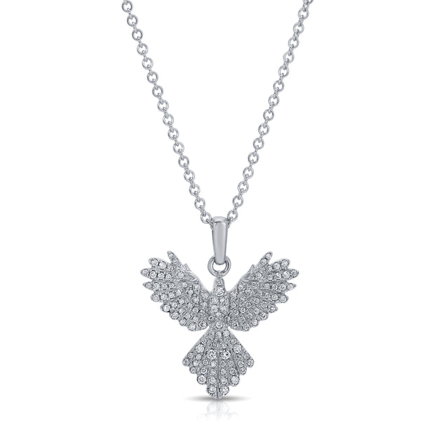 SMALL DIAMOND PHOENIX PENDANT