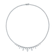 MARQUISE, BAGUETTE AND ROUND DIAMOND CHOKER