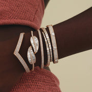 PALM LEAF DIAMOND BRACELET