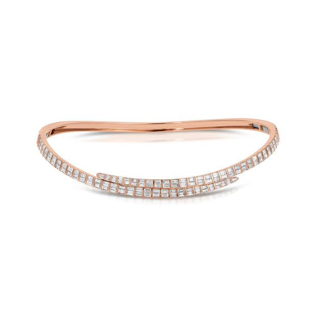 BAGUETTE DIAMOND COIL CHOKER