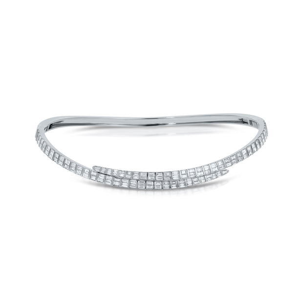 BAGUETTE DIAMOND COIL CHOKER
