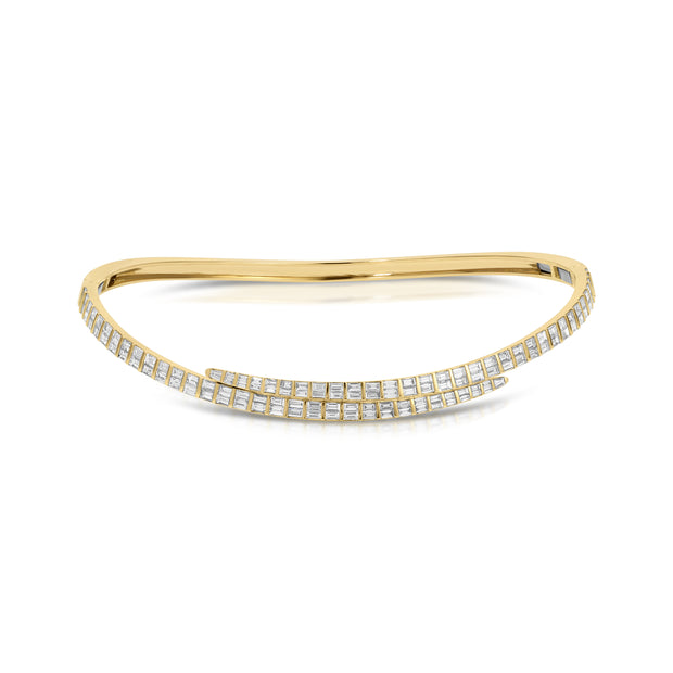 BAGUETTE DIAMOND COIL CHOKER