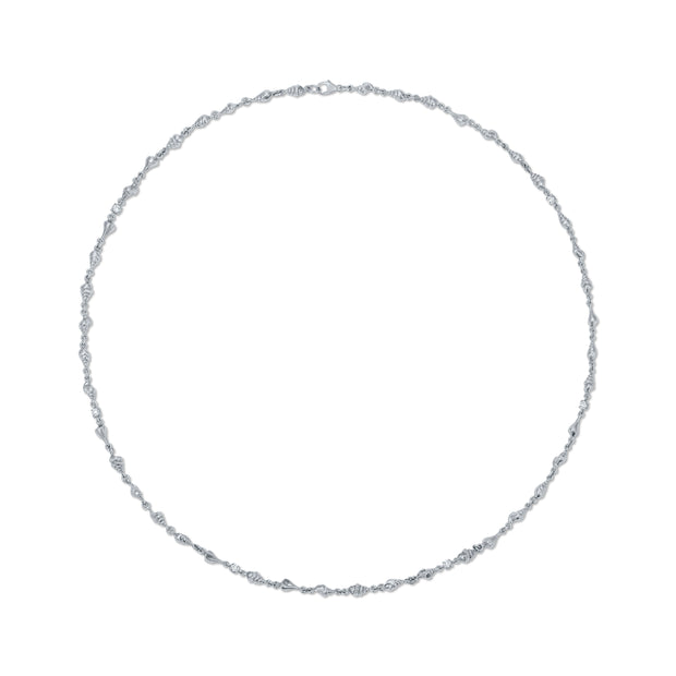 SHELL BY THE YARD DIAMOND NECKLACE