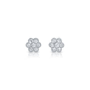 SMALL DIAMOND FLORA STUDS