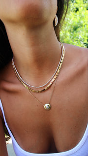 DISC DIAMOND PENDANT