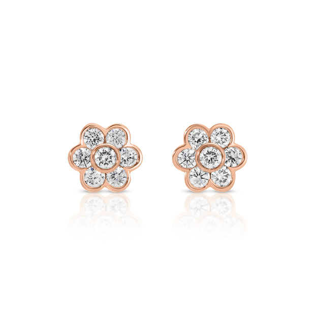 DIAMOND FLORA STUDS