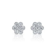 DIAMOND FLORA STUDS