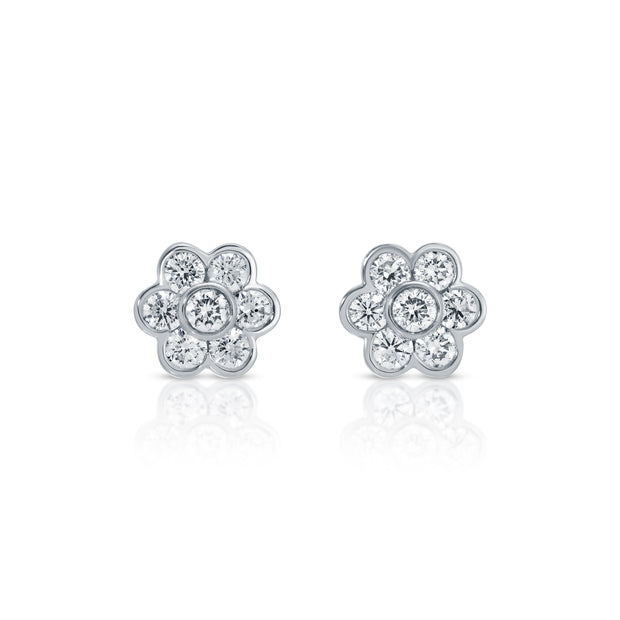 DIAMOND FLORA STUDS