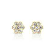 DIAMOND FLORA STUDS