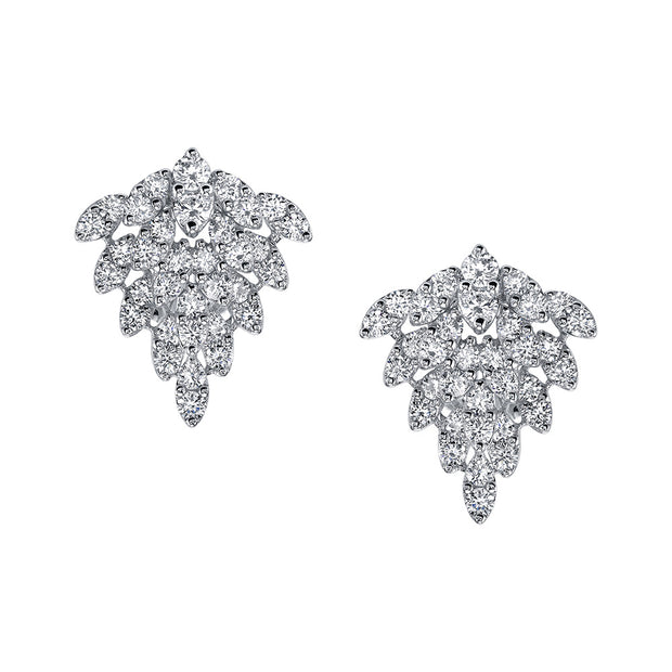 SNOWFLAKE DIAMOND EARRINGS
