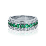 EMERALD LOLA RING