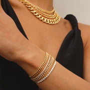 SMALL HAVANA DIAMOND BRACELET