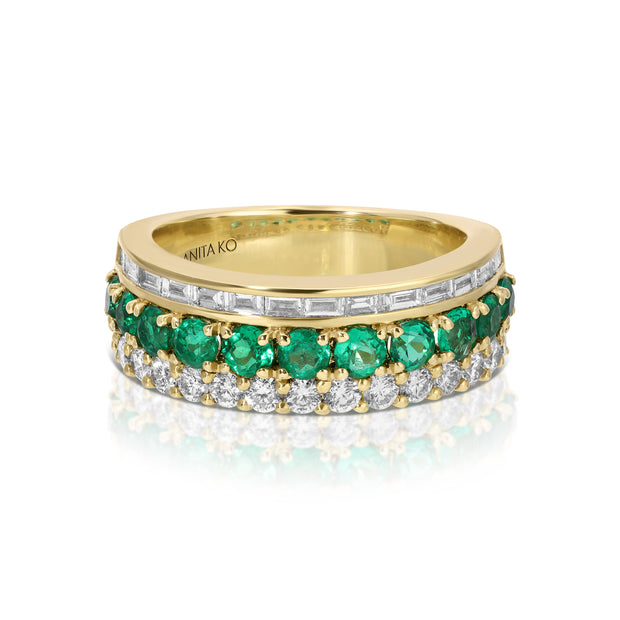 EMERALD LOLA RING