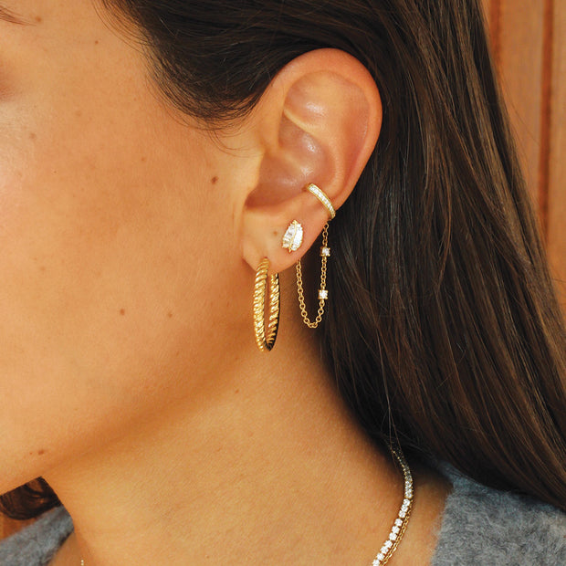 CLASSIC MEDIUM ZOE HOOPS