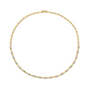 BAMBOO CHOKER WITH ROUND DIAMONDS