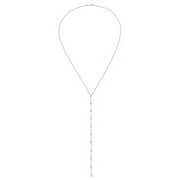 11 STONE PEAR DIAMOND LARIAT